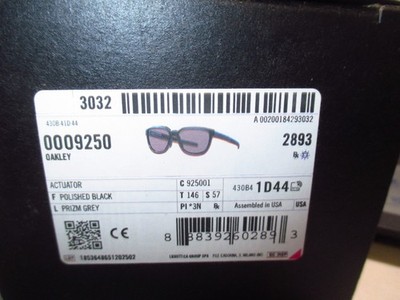mi Oakley Sunglasses ACTUATOR OO9250-0157 Polished Black with Prizm
