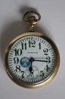Antique 1908 Hamilton 972 Open Face Pocket Watch, 16s, 17j (Works)