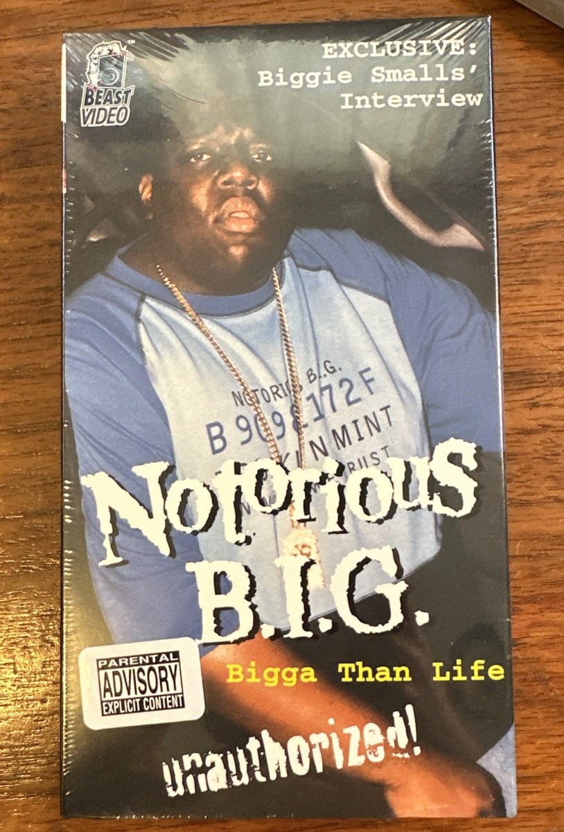 洋楽 G-RAP Bigga Than Life Notorious B.I.G.: Bigga Than Life (VHS, 1997, Explicit) for sale