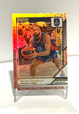 #'d /25! Darius Thompson 2024-25 Panini Donruss EuroLeague 25th Anniversary /25