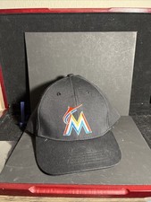 Miami Marlins Hat Youth Black MLB Baseball Cap Adjustable