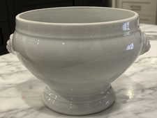 Apilco France Lions Head Tureen Cachepot Serving Bowl  No Lid