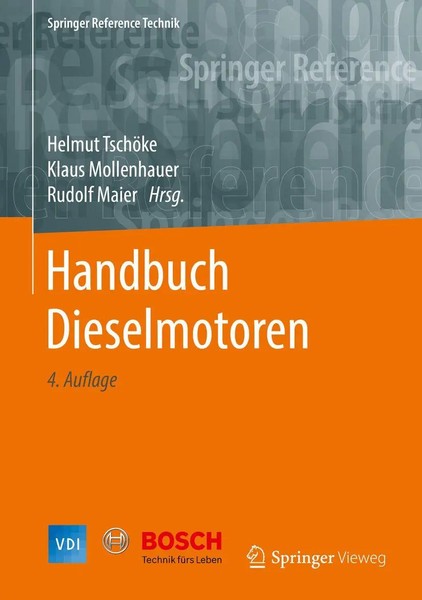 Handbuch Dieselmotoren | Helmut TschöKe (U. A.) | Buch | Vdi-Buch | Xxvii | 2017-image