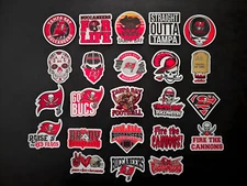 Football Vinyl Decal Stickers Pirate Ship Skull Bucs Cannon Tampa Bay Buccaneers