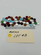 MANCALA STONES - GAME PIECES - REPLACEMENT GLASS STONES ONLY - PREOWNED - LOT#8