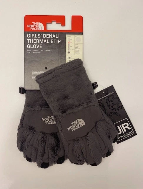 The North Face Girl’s Denali Thermal ETIP Gloves - Graphite Grey - M
