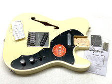 Originale Fender Squier Telecaster THINLINE LOADED BODY White Tele Chitarra elettrica