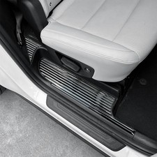Car Interior and Exterior Door Sill Protectors Front and Rear Sill Guards Ste...