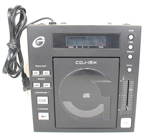 Gemini CDJ-15X Professional Top Load CD Player DJ Controller (B)