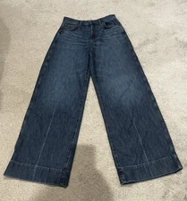 NWOT Madewell Superwide Leg Jeans, Women’s 29 Tall Jeans w/ Thick Bottom Hem