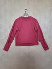 Size: US8 Sweaty Betty Womens Athletic Sweatshirt Cinch Crew Red Pink