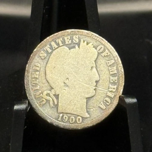 1900-O Barber Dime 10C Silver Coin
