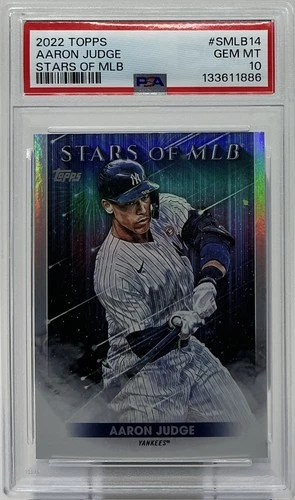 Aaron Judge PSA 10 - 2022 Topps ‘Stars of MLB’ -Yankees, 3 MVPs
