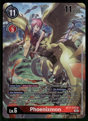 Phoenixmon (Alternate Art) Super Rare Dimensional Phase BT11-016 SR LP
