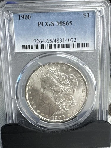 1900 MORGAN SILVER DOLLAR PCGS MS65 PHILADELPHIA MINT