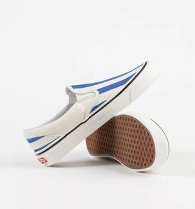 Novo Vans Slip-on 98 DX Anaheim Original Tênis Azul Listra Grande 6.5  Masculino 8 Mulheres | eBay