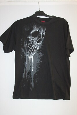MC Herren T-Shirt SPIRAL Rock Gothic Dark - Schwarz - Bat Curse - Größe XL