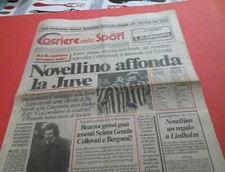 CORRIERE DELLO SPORT 29-11-1982 SS LAZIO JUVENTUS INTER ROBERTO MANCINI AS ROMA