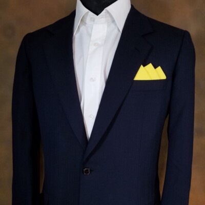 NEW - Pre-Folded 3 Point 100% Cotton Pocket Square Handkerchief Insert