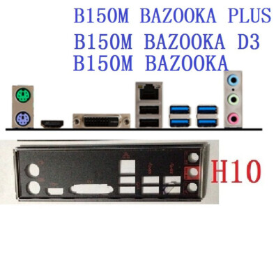 FOR MSI B150M BAZOOKA PLUS MOTHERBOARD BACKPLANE IO I/O SHIELD