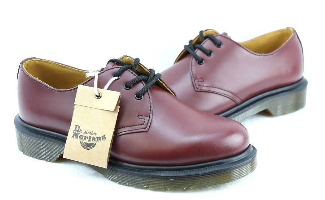 DR. MARTENS 1461 PW CHERRY RED ROUGE 10078602 SMOOTH MNS SZ: UK:3~UK:8  AVAILABLE