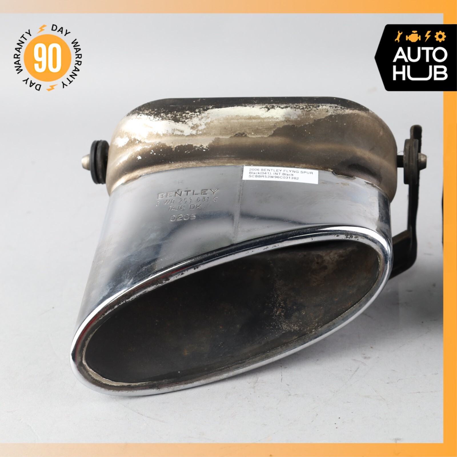 Bentley Continental Flying Spur Exhaust Muffler Tips Left & Right Set OEM 78k