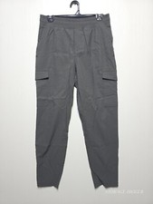 Mondetta Outdoor Project Cargo Pants Boys Small Gray Nylon Stretch Elastic Waist