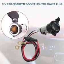12v Car Cigarette Lighter Replace Power Adapter Waterproof Plug Outlet Socket