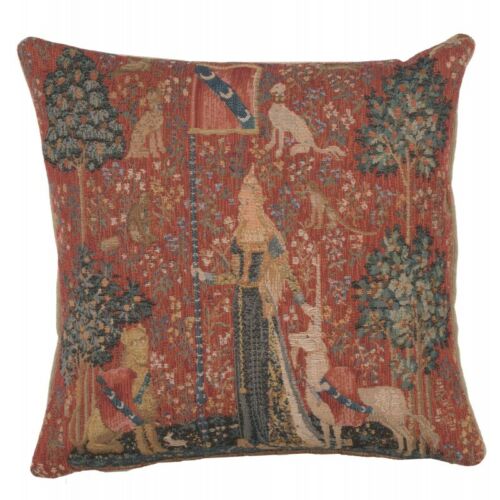Set of 2 The Touch I French Tapestry Cushion Pillow Covers 14 x 14