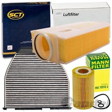 FILTERSET INSPEKTIONSKIT f&uuml;r MERCEDES C E KLASSE W S 204 212 A C 207 GLK X204