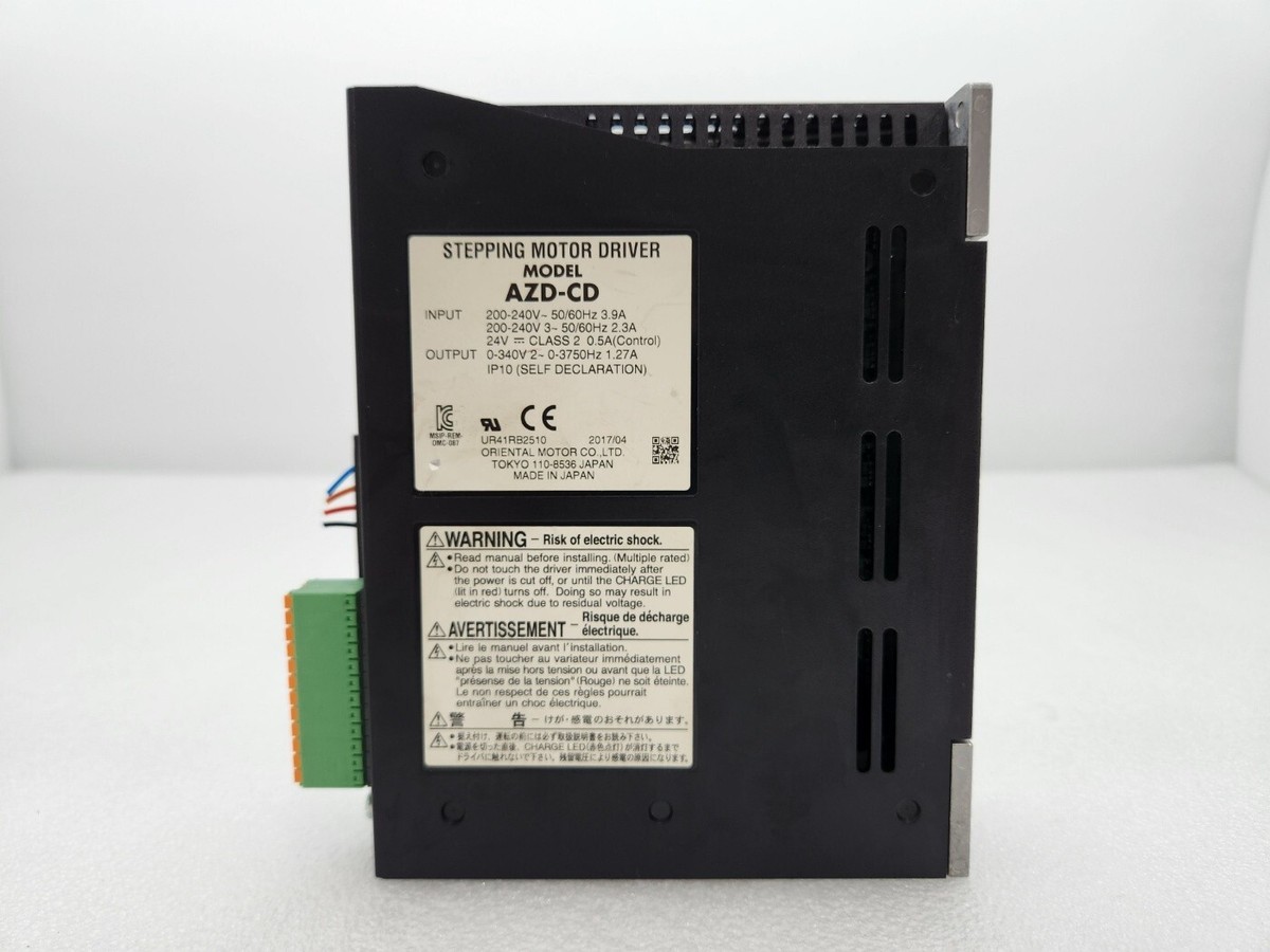 ORIENTAL MOTOR STEPPING MOTOR DRIVER AZD-CD (As-Is) | eBay