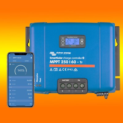 Victron SmartSolar MPPT 250/60 (0% MwSt.*) Laderegler Tr MC4 12 24 48V Bluetooth