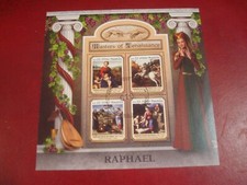 MALDIVES - 2017 RAPHAEL & ART - MINISHEET UM USED SOUVENIR MINIATURE SHEET