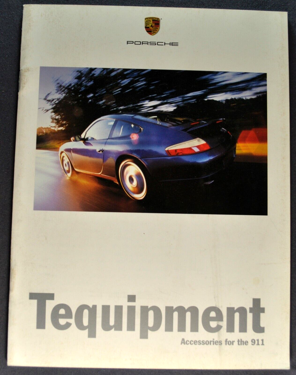 1998-1999 Porsche 911 Accessories Catalog Sales Brochure Excellent