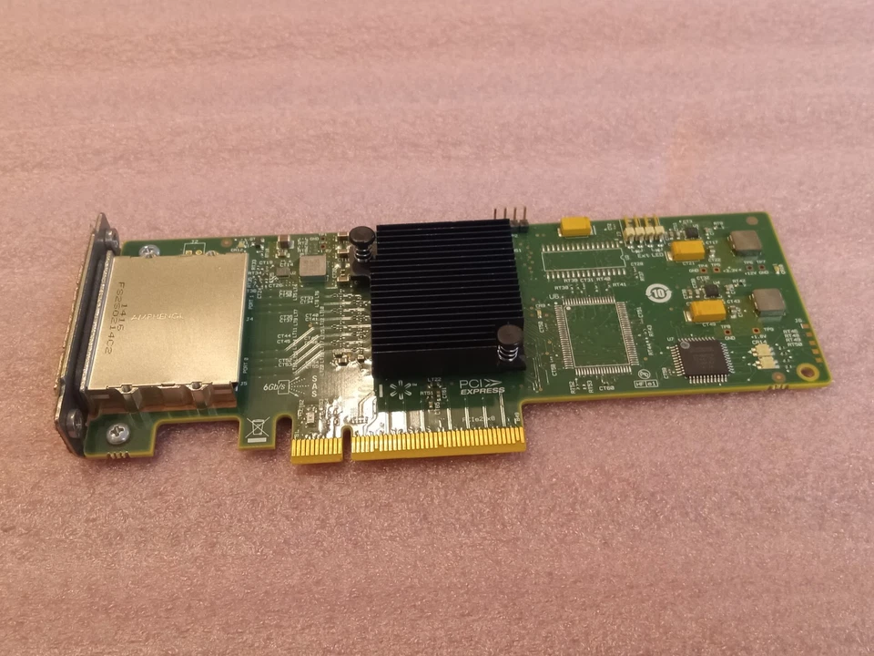 LSI SAS 9200-8e-HP 8-Port, Dual Port 6Gb/s SAS+SATA HBA Raid Controller PCIe - Image 3 of 4