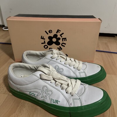 Converse Golf Le Fleur x One Star Ox Kelly Green, Size 8.5