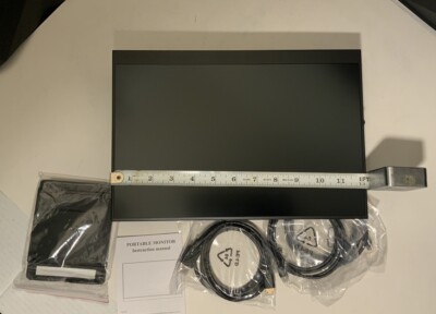Portable Widescreen LCD Display Digital TV Tuner, USB/SD (12-inch)
