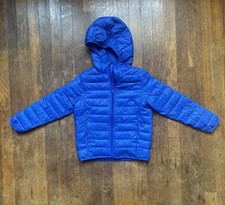 Gap Kids Primaloft Lightweight Hooded Puffer Jacket, Navy Blue Size Small, Used