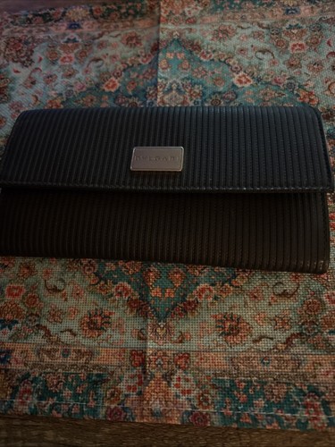 Bulgari Long Black Wallet Bi Fold