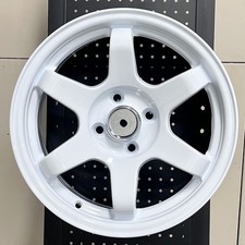15 Ipw 500 Te37 Grid Style White Wheels Rims 4x100 Fits 1980-2005 Honda Civic 15 Ipw 500 Te37 Grid Style White Wheels Rims 4x100 Fits 1980-2005 Honda Civic