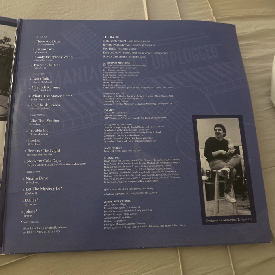 10000 Maniacs MTV Unplugged Laserdisc MTV Laserdisc LD Seven Extra Performances - Image 4 of 4