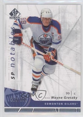 2006-07 SP Authentic SP Notables 219/999 Wayne Gretzky #160 HOF 0ll