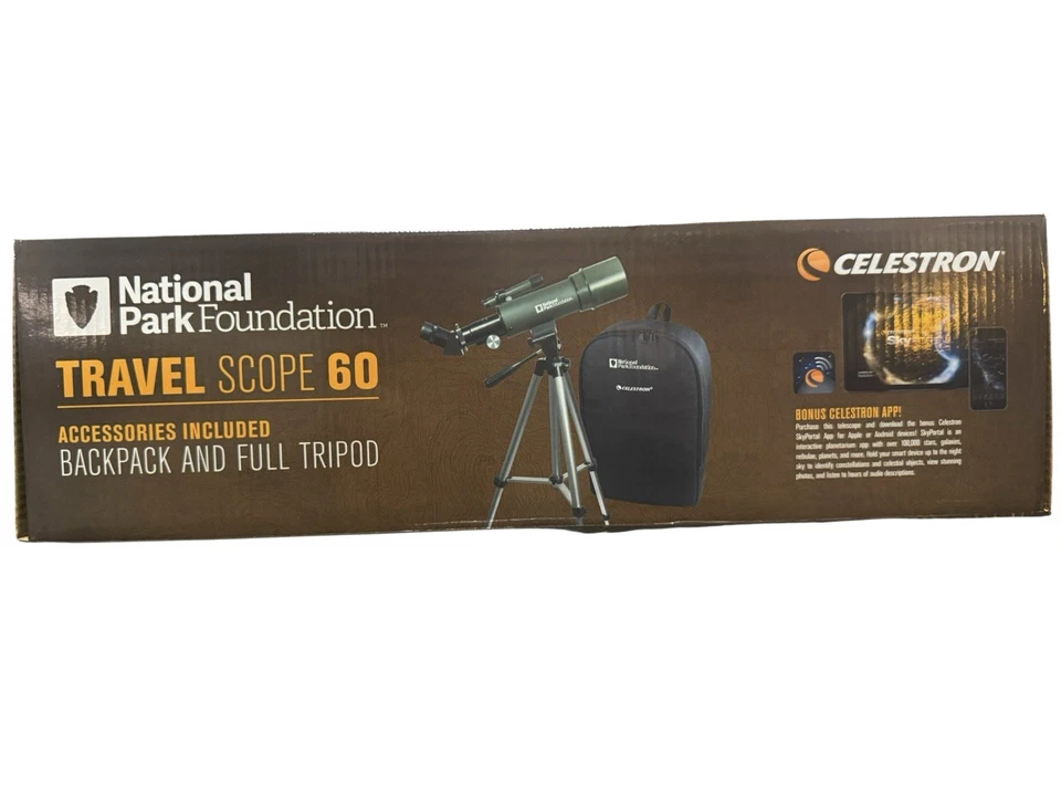 National Park Foundation Celestron Telescope Travel Scope 60 #22005 - Image 2 of 2