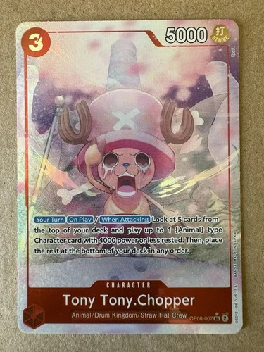 One Piece CCG Tony Tony Chopper Alt Art OP08-007 Two Legends English