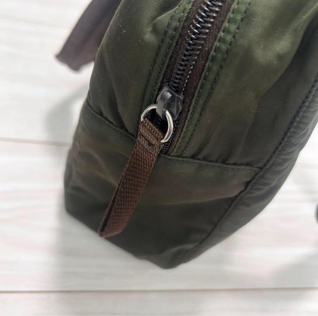 reduction! PRADA tote bag nylon triangular logo p… - image 3