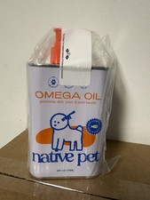 Native Pet Omega 3 Fish Oil for Dogs  Cats - 16 oz - EXP 12/2026