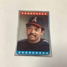 1985 Topps Panini Baseball Sticker Reggie Jackson California Angels 