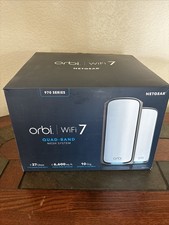 NETGEAR Orbi 970 Series BE27000 Quad-Band Mesh Wi-Fi 7 System (1-pack) - White