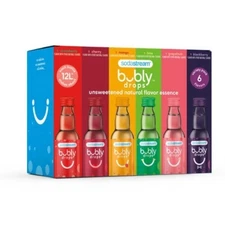 Bubly Drops , 6pk/1.36 fl oz: Mixed Fruit Liquid Concentrate for Soda Streamer