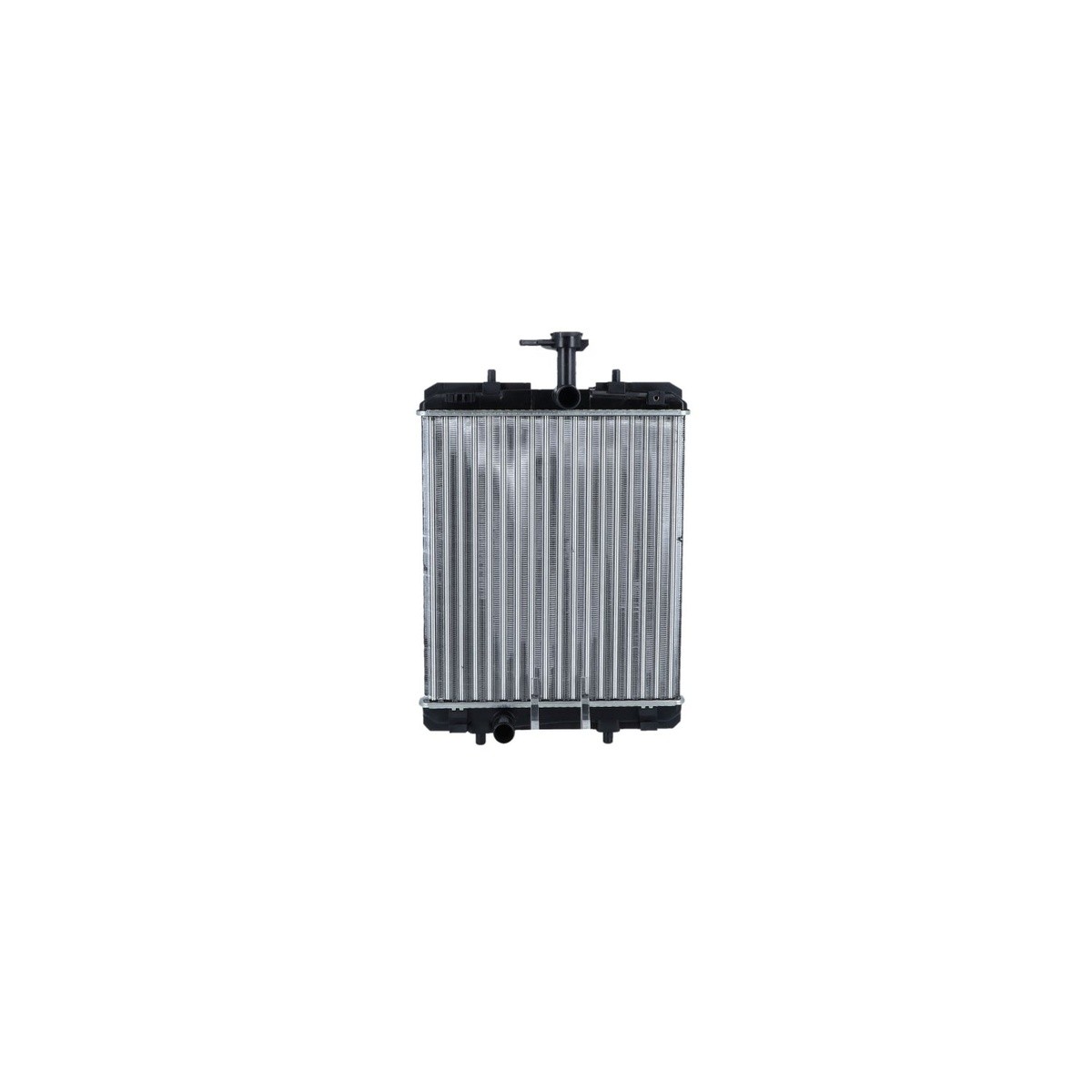 NRF Ladeluftkühler Motorkühlung Aluminio 341x374 mm Kühlrippen mechanisch